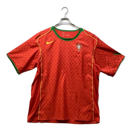 ポルトガル代表 (ポルトガルダイヒョウ) リイシュージャージー サッカーユニフォーム 2004年ポルトガル代表の公式ウェア再現 2024年販売モデル レッド SIZE XXL