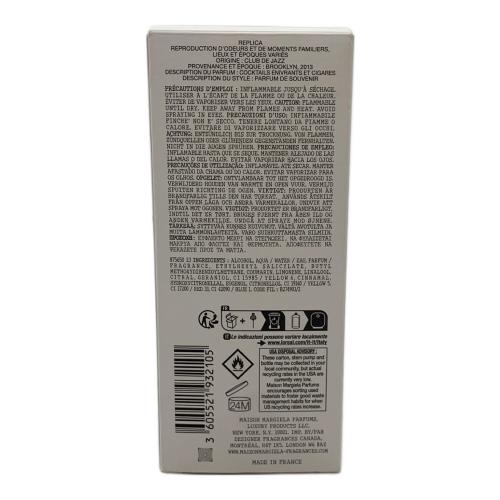Maison Margiela (メゾンマルジェラ) レプリカ オードトワレ ジャズクラブ 100ml