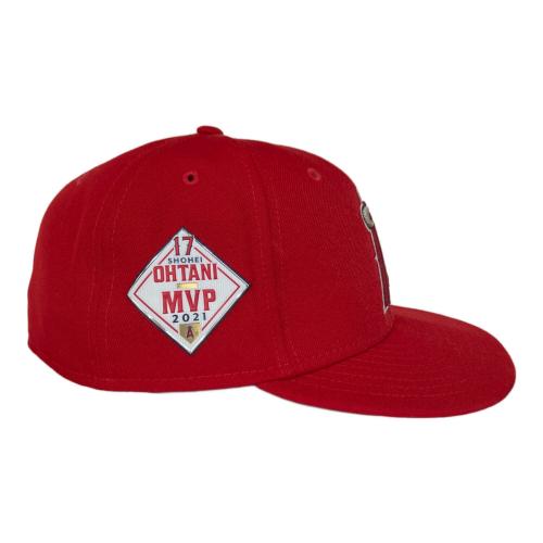 New Era (ニューエラ) キャップ エンゼルス・大谷翔平・MVP記念 レッド