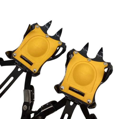 EVERNEW (エバニュー) 10本爪アイゼン EBY017 ブラック×イエロー