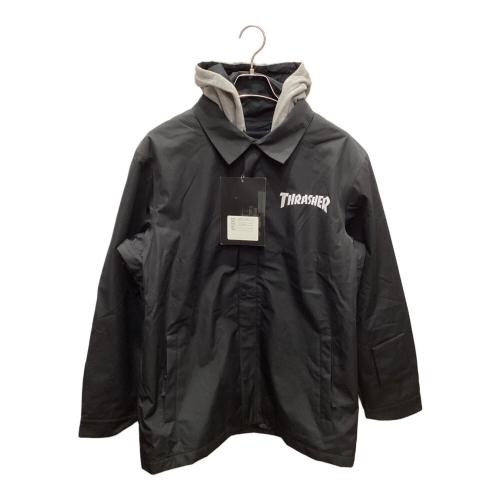 THRASHER (スラッシャー) コーチジャケット スノーボードウェア(ジャケット) メンズ SIZE L ブラック