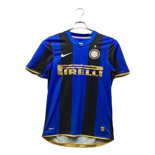 インテルナツィオナーレ・ミラノ サッカーユニフォーム 08/09シーズンホーム ブルーxブラック SIZE S