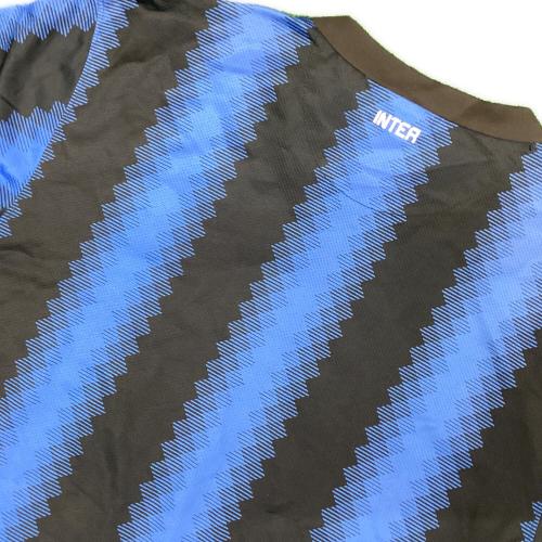 インテルナツィオナーレ・ミラノ サッカーユニフォーム 10/11シーズンCLホーム ブルーxブラック SIZE M