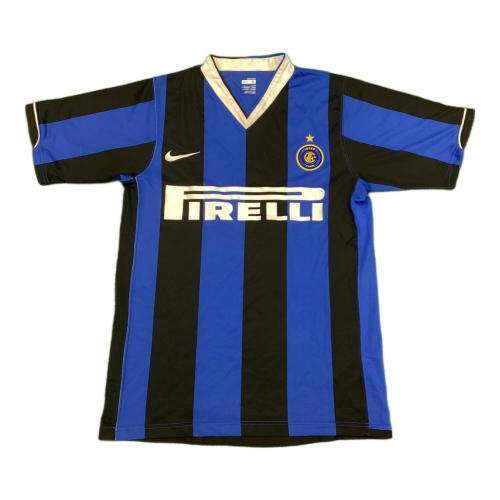 インテルナツィオナーレ・ミラノ サッカーユニフォーム 06/07シーズンCLユニフォーム ブルーxブラック SIZE S