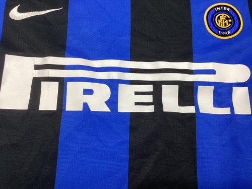 インテルナツィオナーレ・ミラノ サッカーユニフォーム 06/07シーズンCLユニフォーム ブルーxブラック SIZE S
