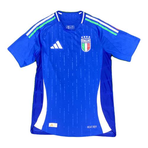 イタリア代表 (イタリアダイヒョウ) オーセンティック サッカーユニフォーム 2024年ホーム ブルー SIZE M