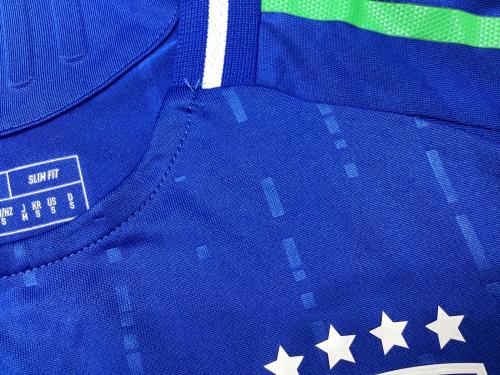 イタリア代表 (イタリアダイヒョウ) オーセンティック サッカーユニフォーム 2024年ホーム ブルー SIZE M