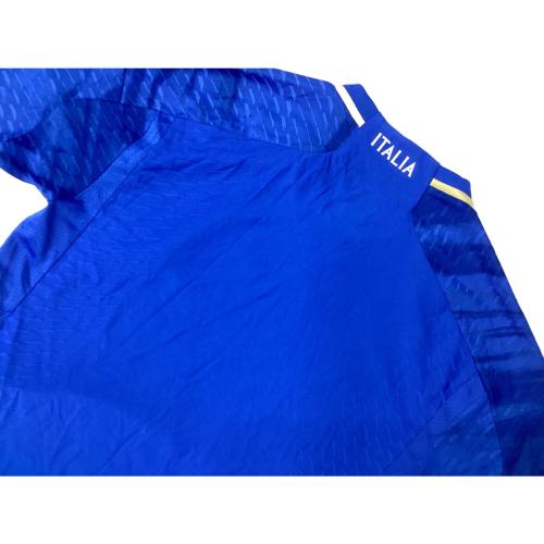 イタリア代表 (イタリアダイヒョウ) オーセンティック サッカーユニフォーム 2023年ホーム ブルー SIZE M