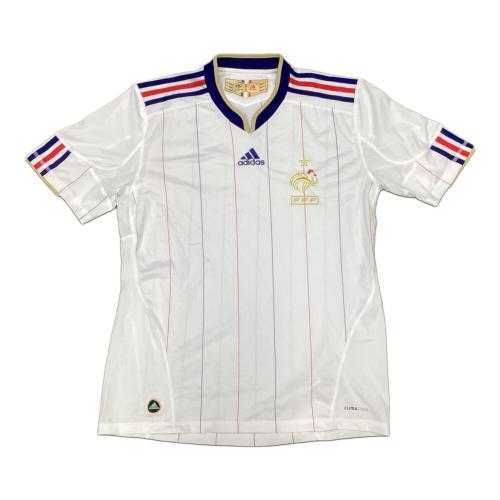 フランス代表 (フランスダイヒョウ) レプリカ サッカーユニフォーム 2010年アウェイ ホワイト SIZE L