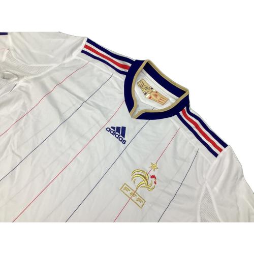 フランス代表 (フランスダイヒョウ) レプリカ サッカーユニフォーム 2010年アウェイ ホワイト SIZE L
