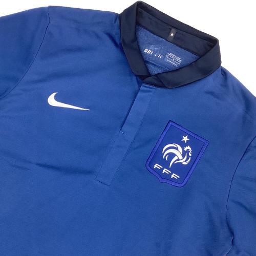 フランス代表 (フランスダイヒョウ) サッカーユニフォーム 2011年ホーム ネイビー SIZE M