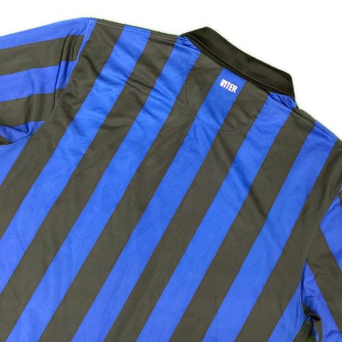 インテルナツィオナーレ・ミラノ レプリカ サッカーユニフォーム 11/12シーズンホーム ブルーxブラック SIZE M