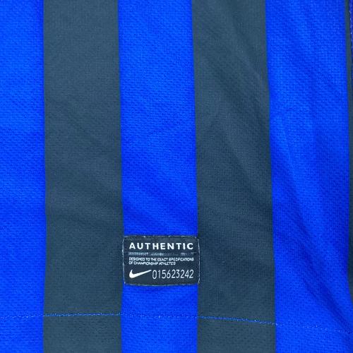 インテルナツィオナーレ・ミラノ レプリカ サッカーユニフォーム 11/12シーズンホーム ブルーxブラック SIZE M