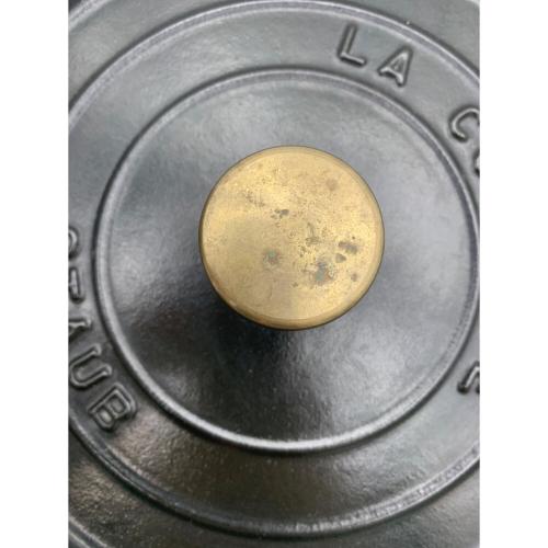 Staub (ストウブ) 両手鍋 24cm ブラック ピコ ココット ラウンド