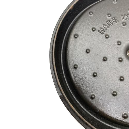 Staub (ストウブ) 両手鍋 24cm ブラック ピコ ココット ラウンド