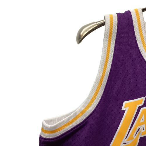 ロサンゼルス・レイカーズ バスケットボールユニフォーム 【32】マジック・ジョンソン ゲームシャツ 1984/85 メンズ SIZE L パープル×イエロー