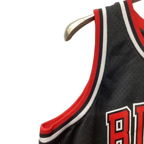 シカゴ・ブルズ バスケットボールユニフォーム 【91】デニス・ロッドマン ゲームシャツ メンズ SIZE L ブラック×レッド