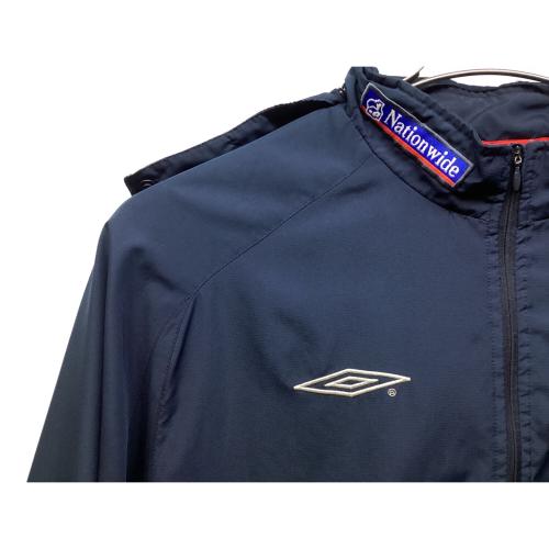 イングランド代表 (イングランドダイヒョウ) ハーフジップ サッカーウェア(トップス) Nationwide（スポンサーロゴ入）90～00s ネイビー メンズ SIZE M