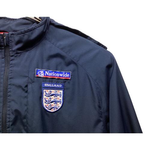 イングランド代表 (イングランドダイヒョウ) ハーフジップ サッカーウェア(トップス) Nationwide（スポンサーロゴ入）90～00s ネイビー メンズ SIZE M