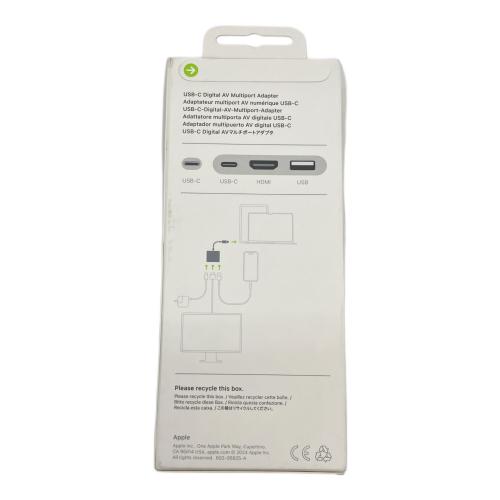 Apple (アップル) USB-C to Digital AV Multiportアダプタ ※箱ダメージ有
