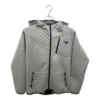 NEW BALANCE GOLF (ニューバランス ゴルフ) 撥水 フルジップパーカー メンズ SIZE 5 グレー