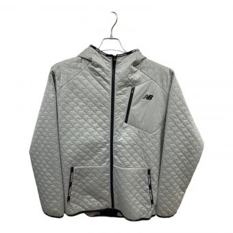 NEW BALANCE GOLF (ニューバランス ゴルフ) 撥水 フルジップパーカー メンズ SIZE 5 グレー
