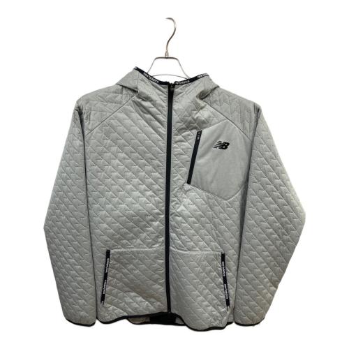 NEW BALANCE GOLF (ニューバランス ゴルフ) 撥水 フルジップパーカー メンズ SIZE 5 グレー