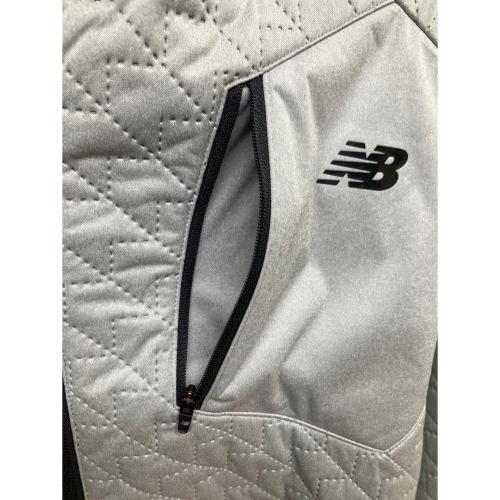 NEW BALANCE GOLF (ニューバランス ゴルフ) 撥水 フルジップパーカー メンズ SIZE 5 グレー