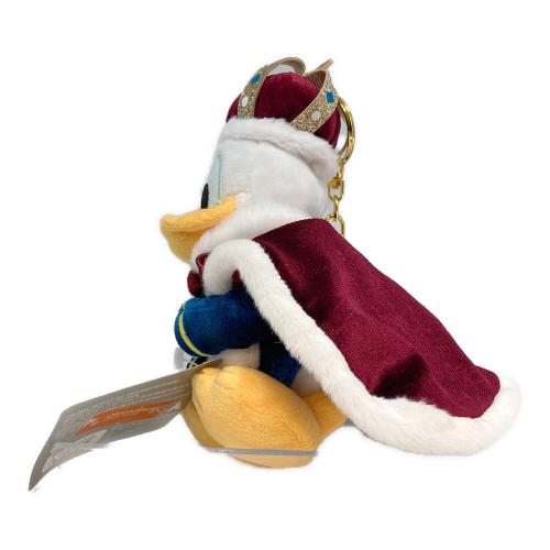 DISNEY (ディズニー) ぬいぐるみキーチェーン ドナルドダック キーホルダー タグ付 香港ディズニーランド DONALD THE KING BIRTHDAY