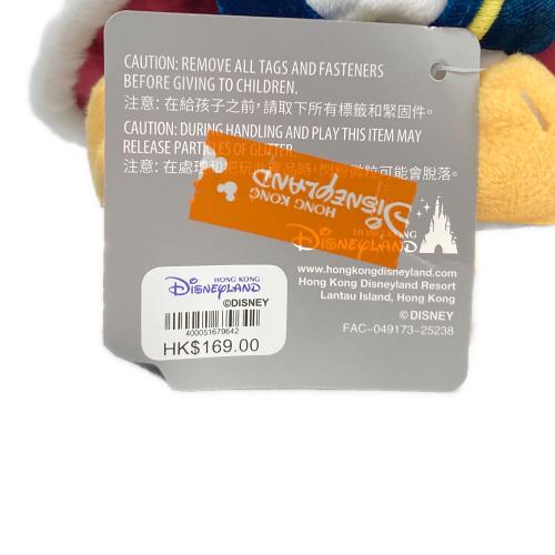 DISNEY (ディズニー) ぬいぐるみキーチェーン ドナルドダック キーホルダー タグ付 香港ディズニーランド DONALD THE KING BIRTHDAY