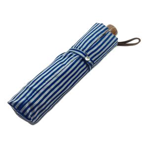 ICHIHARA ロンドンストライプ 耐風骨 折りたたみ傘