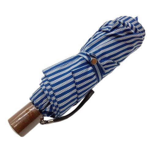 ICHIHARA ロンドンストライプ 耐風骨 折りたたみ傘