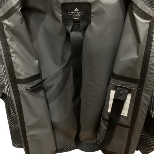 adidas (アディダス) MYSHELTER ジャケット HC6291 サッカー日本代表 2022 メンズ SIZE M グレー×ブラック