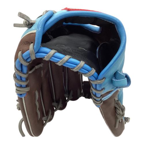 RAWLINGS (ローリングス) HEART of the HIDE 硬式グローブ PRO3039-6CH 日本未発売モデル 軟式でも使用可 12 3/4インチ(約32cm) ブラウンxスカイブルー