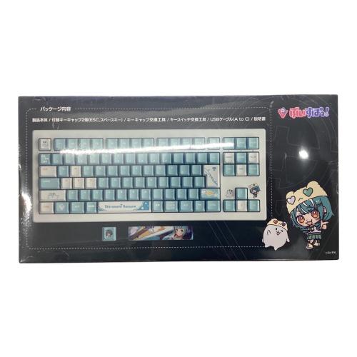 バーチャルエンターテイメント ぶいすぽっ! 白波らむね VSPO! GEAR ゲーミングキーボード キャラクターグッズ 第2弾 白波らむね Edition