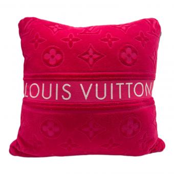 LOUIS VUITTON (ルイ ヴィトン) クッサン・LV バケーション クッション M77525 フューシャピンク 45×45cm