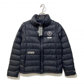 PEARLY GATES (パーリーゲイツ) アウター ゴルフウェア(トップス) ナイロンメカニカルストレッチドビー プレイダウン レディース SIZE 2 ネイビー