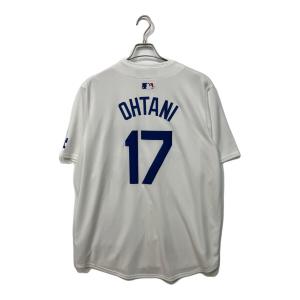 NIKE (ナイキ) ロサンゼルス・ドジャース ショートスリーブ ジャージ 応援グッズ T7LM-LDHO 86760 大谷翔平【17】 XLサイズ ホワイト