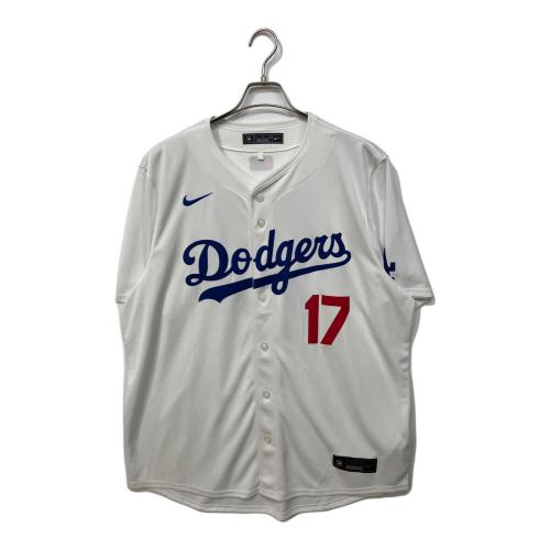 NIKE (ナイキ) ロサンゼルス・ドジャース ショートスリーブ ジャージ 応援グッズ T7LM-LDHO 86760 大谷翔平【17】 XLサイズ ホワイト