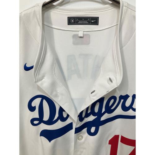 NIKE (ナイキ) ロサンゼルス・ドジャース ショートスリーブ ジャージ 応援グッズ T7LM-LDHO 86760 大谷翔平【17】 XLサイズ ホワイト