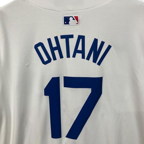 NIKE (ナイキ) ロサンゼルス・ドジャース ショートスリーブ ジャージ 応援グッズ T7LM-LDHO 86760 大谷翔平【17】 XLサイズ ホワイト