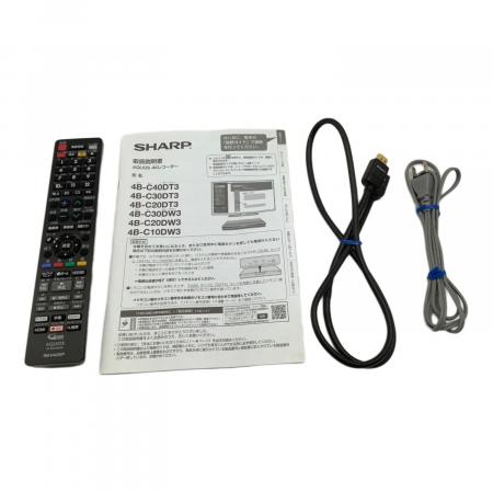 シャープ 4B-C20DW3 美品 SHARP (シャープ) 4Kレコーダー 4B-C20DW3 2021年製｜トレファクONLINE