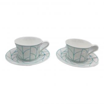 TIFFANY & Co. (ティファニー) カップ&ソーサー 2Pセット ウィートリーフ
