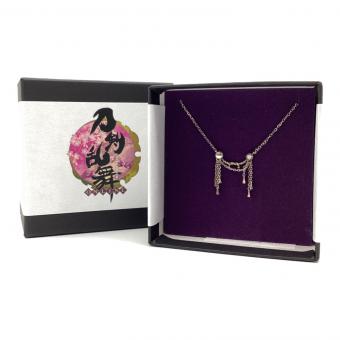 刀剣乱舞 (トウケンランブ) μ ネックレス 鶴丸国永 キャラクターグッズ シルバー×メレダイヤ