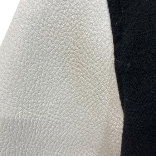PEARLY GATES (パーリーゲイツ) 袖革スタジャン ゴルフウェア(トップス) 053-220073 メンズ SIZE L ブラック×ホワイト