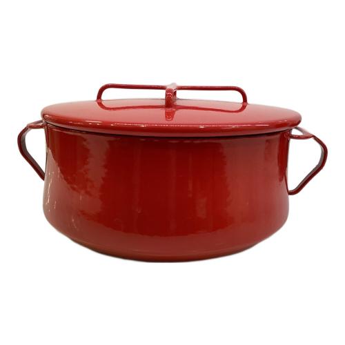 DANSK (ダンスク) 両手鍋 直径23cm 3.8L レッド kobenstyle