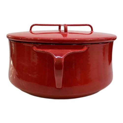 DANSK (ダンスク) 両手鍋 直径23cm 3.8L レッド kobenstyle