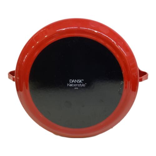 DANSK (ダンスク) 両手鍋 直径23cm 3.8L レッド kobenstyle