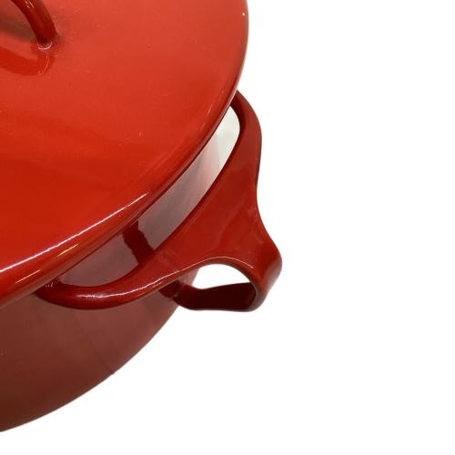 DANSK (ダンスク) 両手鍋 直径23cm 3.8L レッド kobenstyle