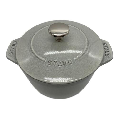 Staub (ストウブ) ラ ココット de GOHAN 16㎝ グレー